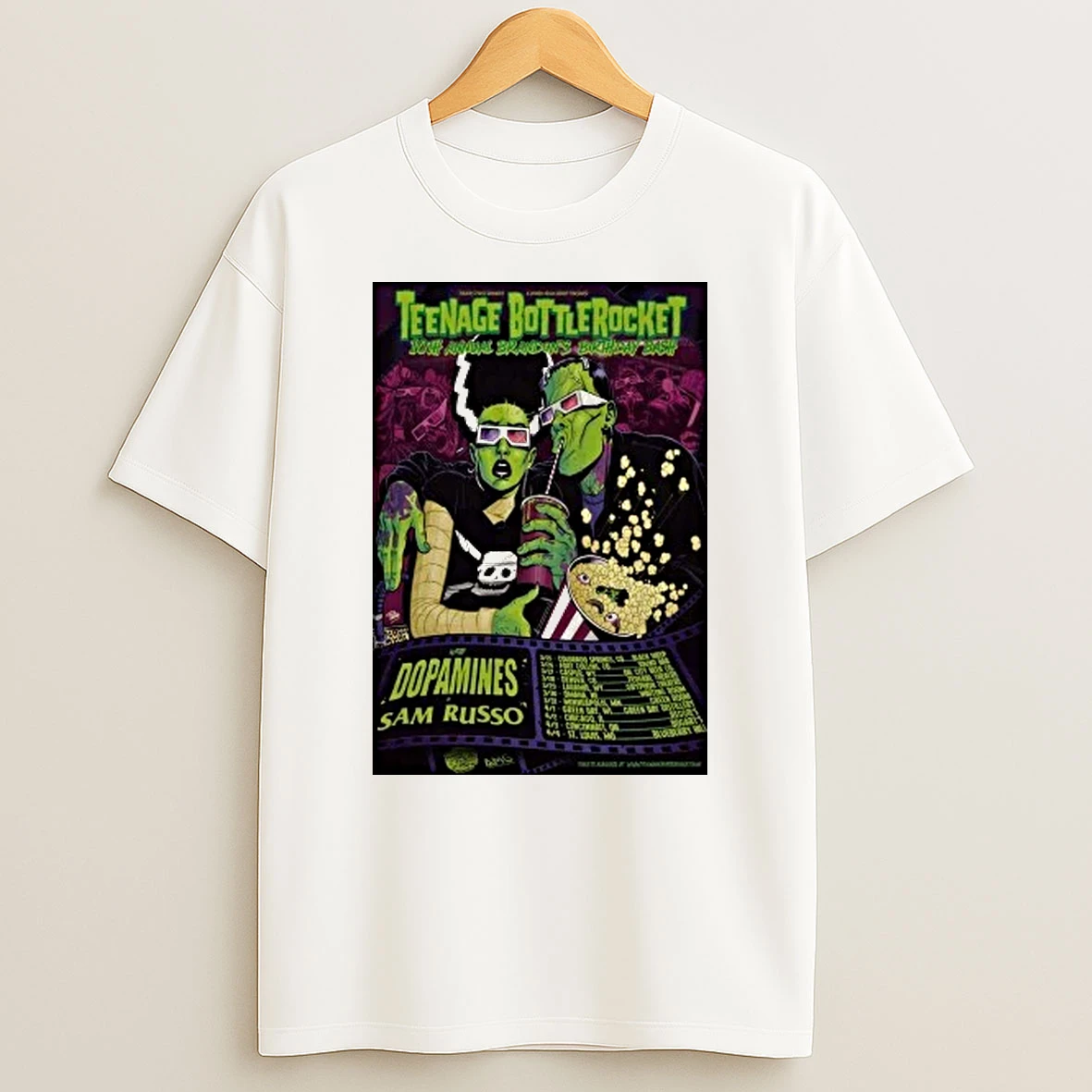 Teenage Bottlerocket 10th Ons Birthday Bash Tour 2026 Shirts
