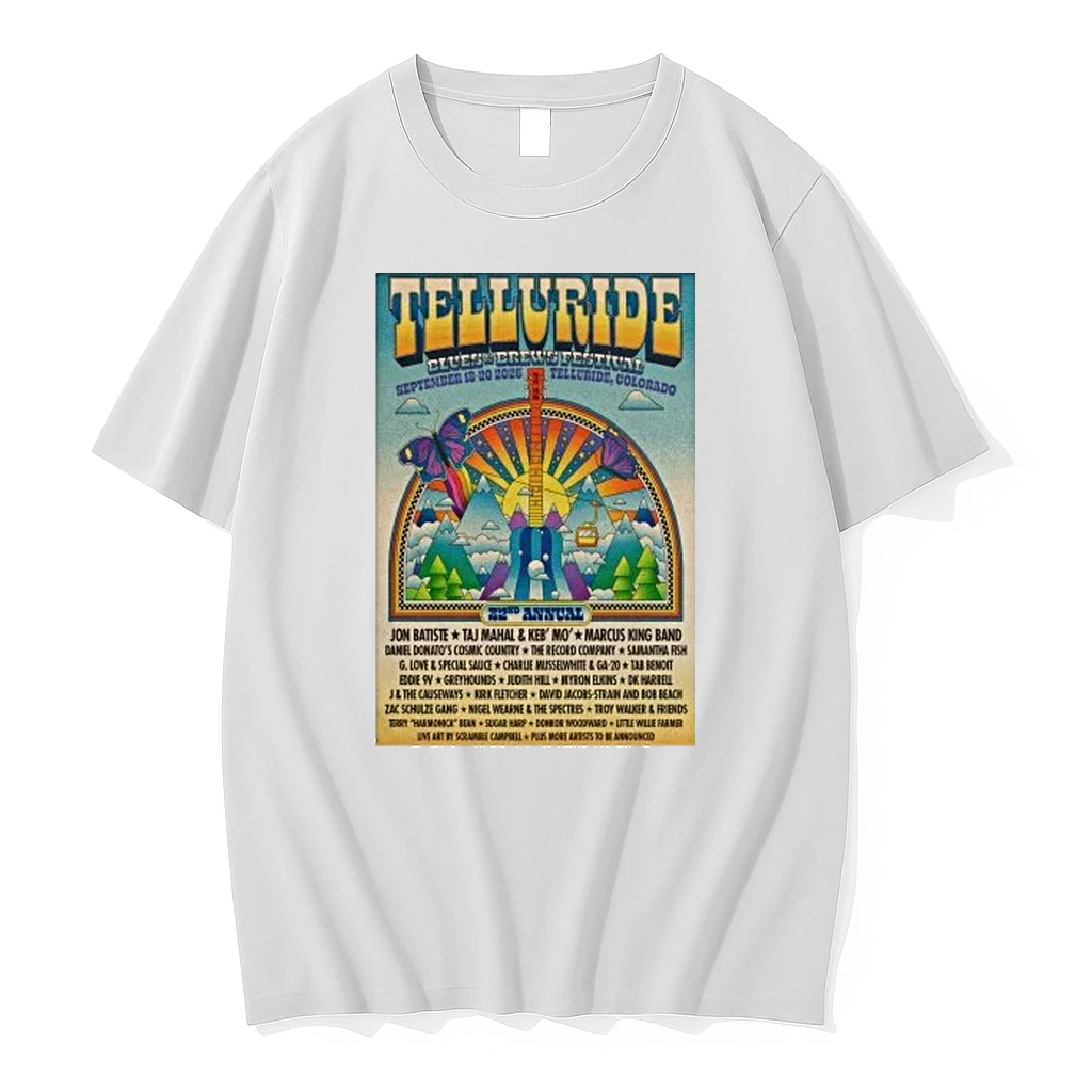 Telluride Blues And Brews Festival September 13 20 2026 Shirts