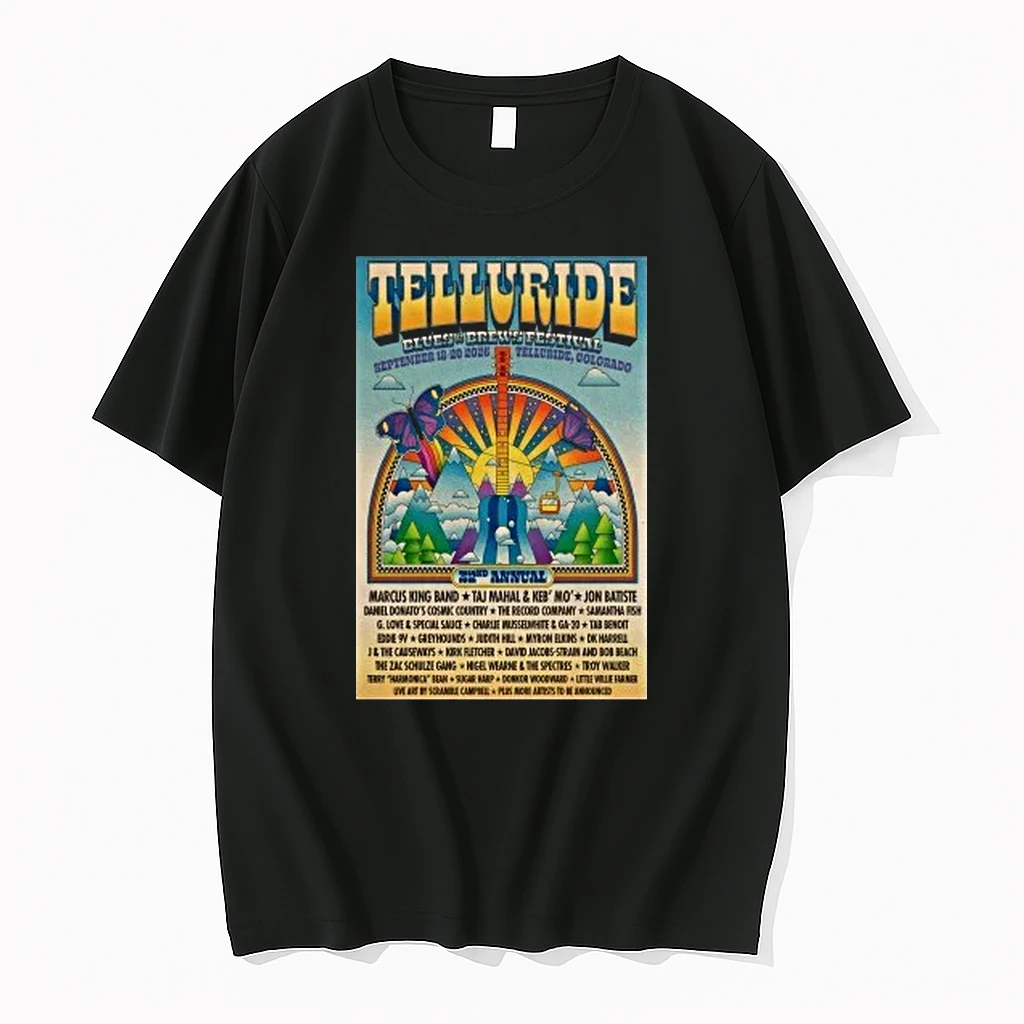 Telluride Blues And Brews Festival Telluride Co 9 18 9 20 2026 Shirts