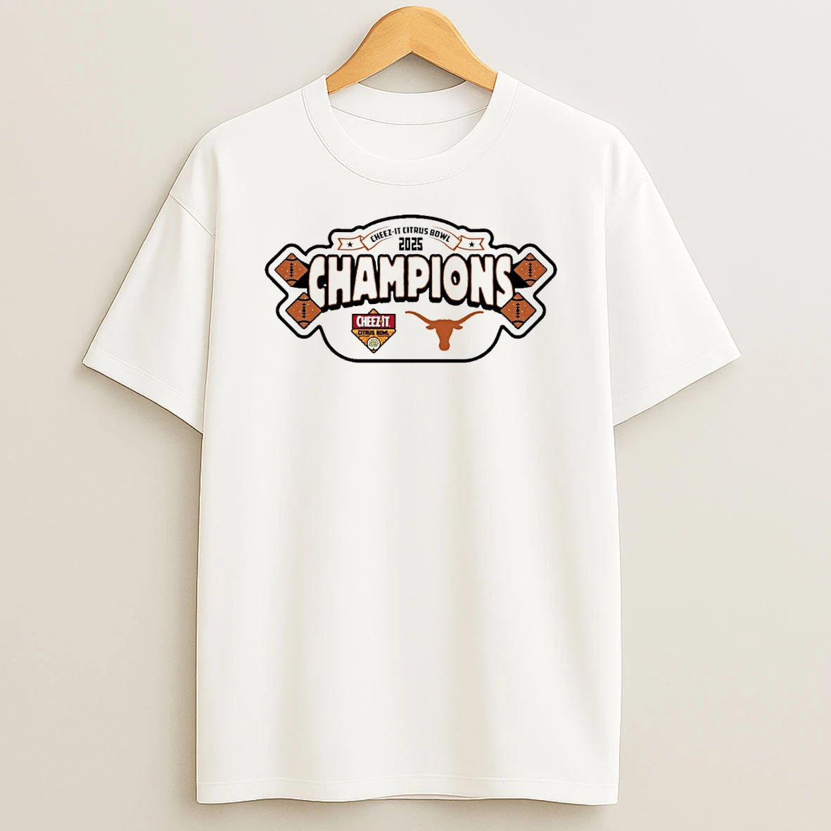 Texas Longhorns Cheez It Citrus Bowl Champions 2025 Shirts