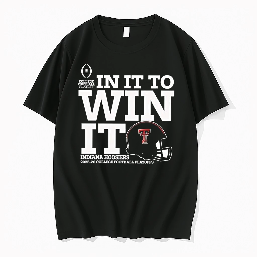 Texas Tech Red Raiders In It To Win It 2025 26 College Football Playoff Bound Helmet Shirts