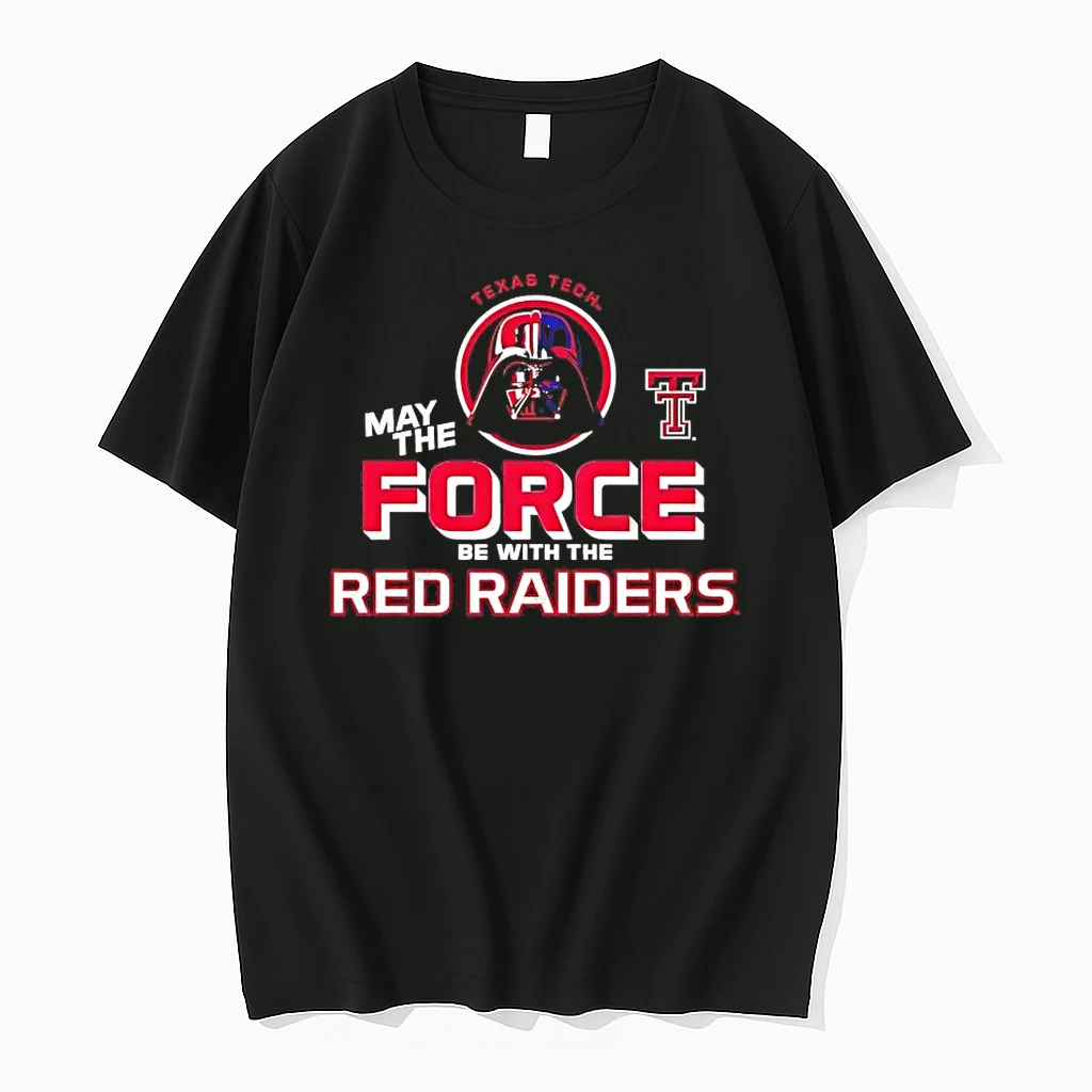 Texas Tech May The Force Be With The Red Raiders Darth Vader Shirts