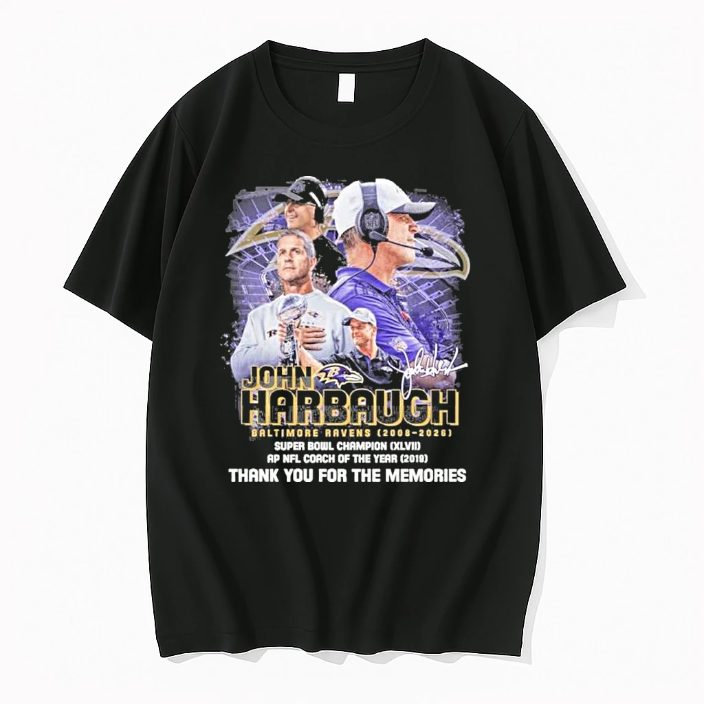 Thank You Baltimore Ravens John Harbaugh 2008 2025 Shirts