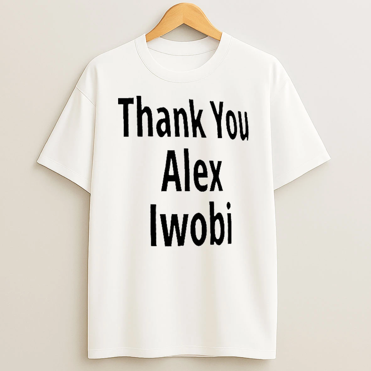 Thank You Alex Iwobi Woman Shirts