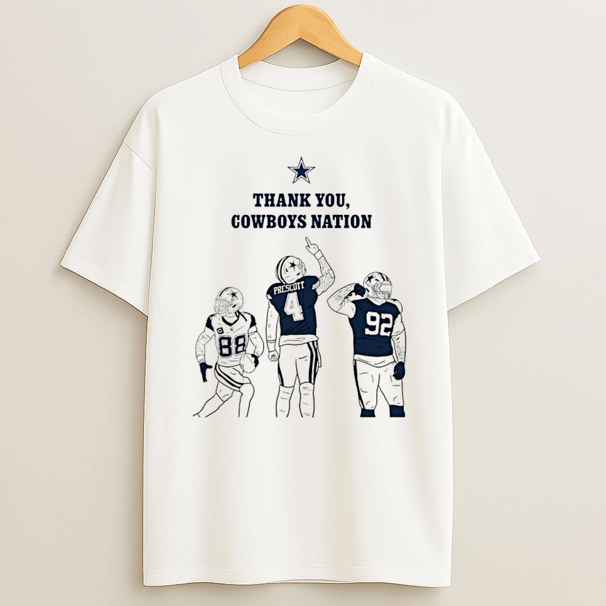 Thank You Dallas Cowboys Nation Nfl 2025 26 Shirts