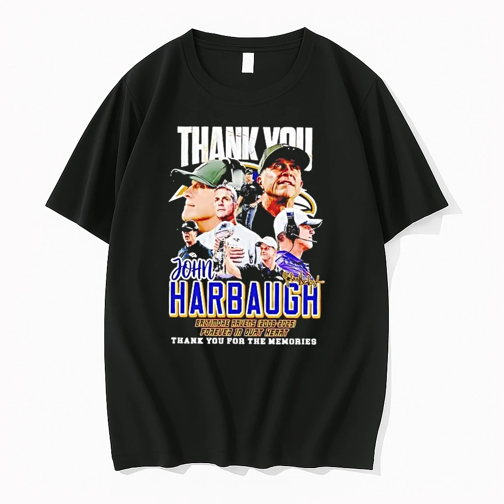 Thank You John Harbaugh Ravens 2008 2025 Forever In Our Heart Shirts
