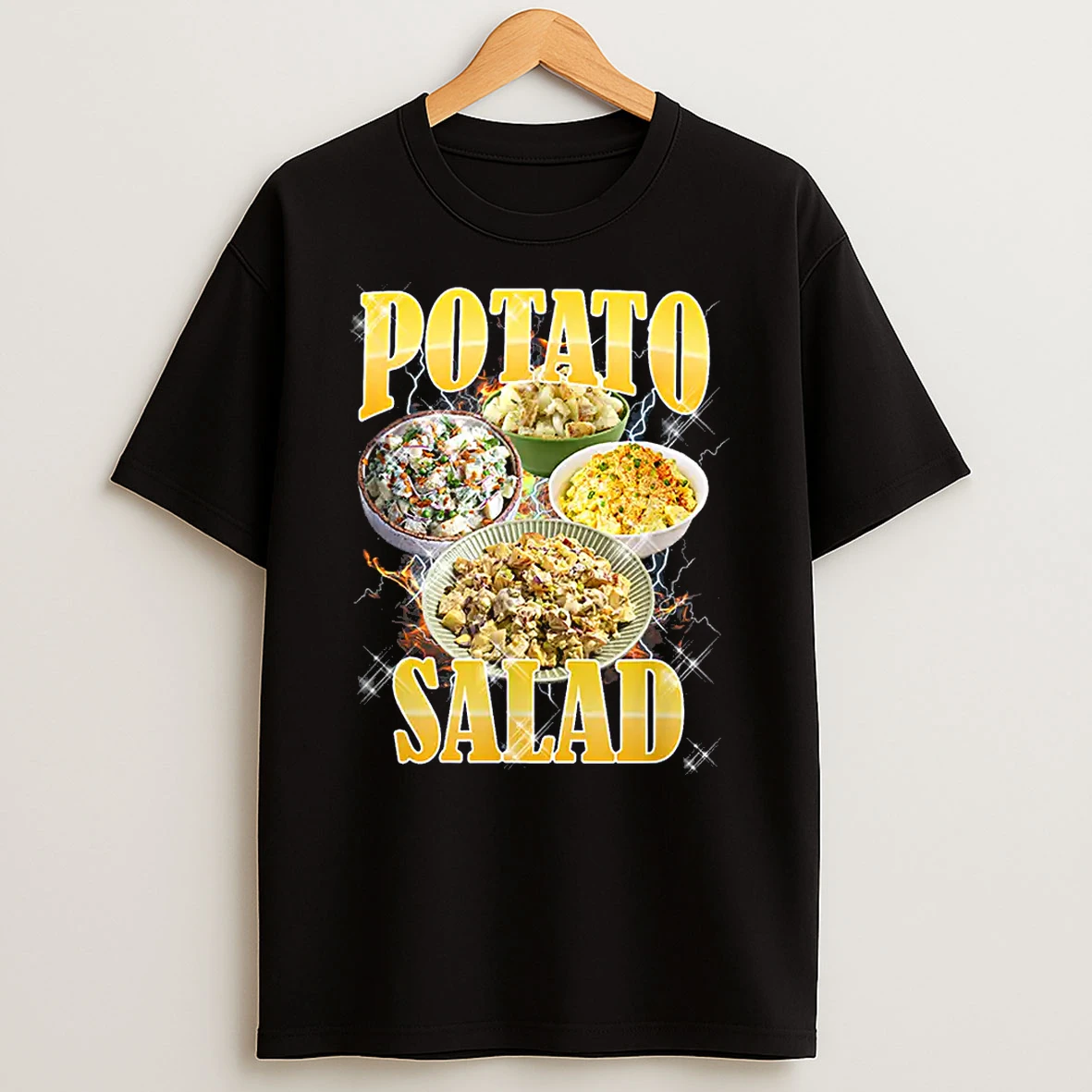 Thanksgiving Potato Salad Bootleg 90s Rap Rock Vintage Shirts