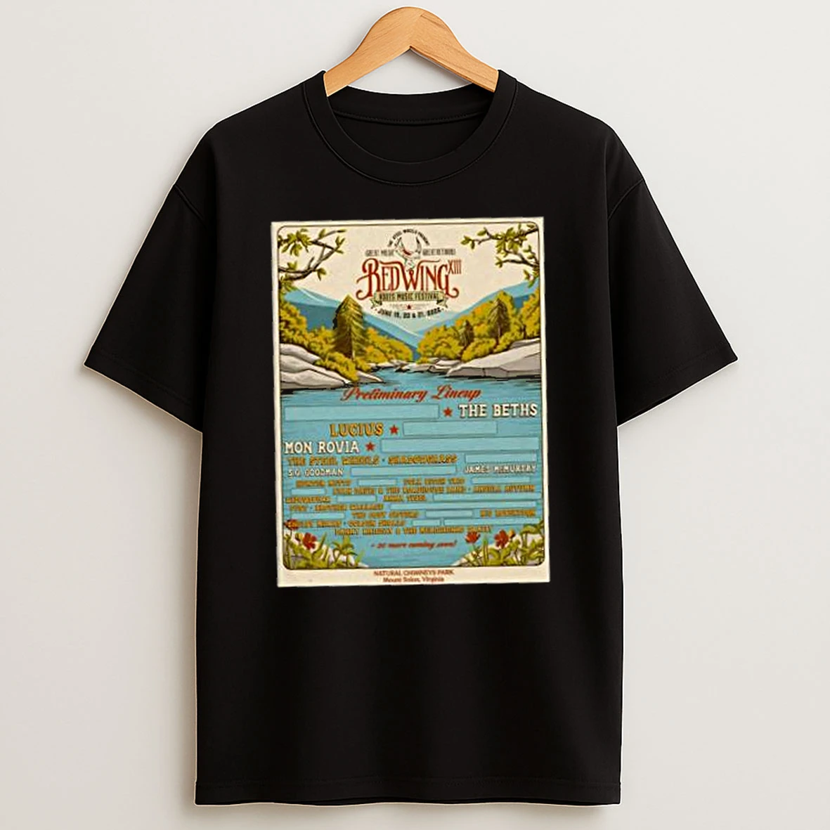 The 13 Annual Red Wing Roots Music Festival Mount Solon Va On June 19 21 2026 Shirts