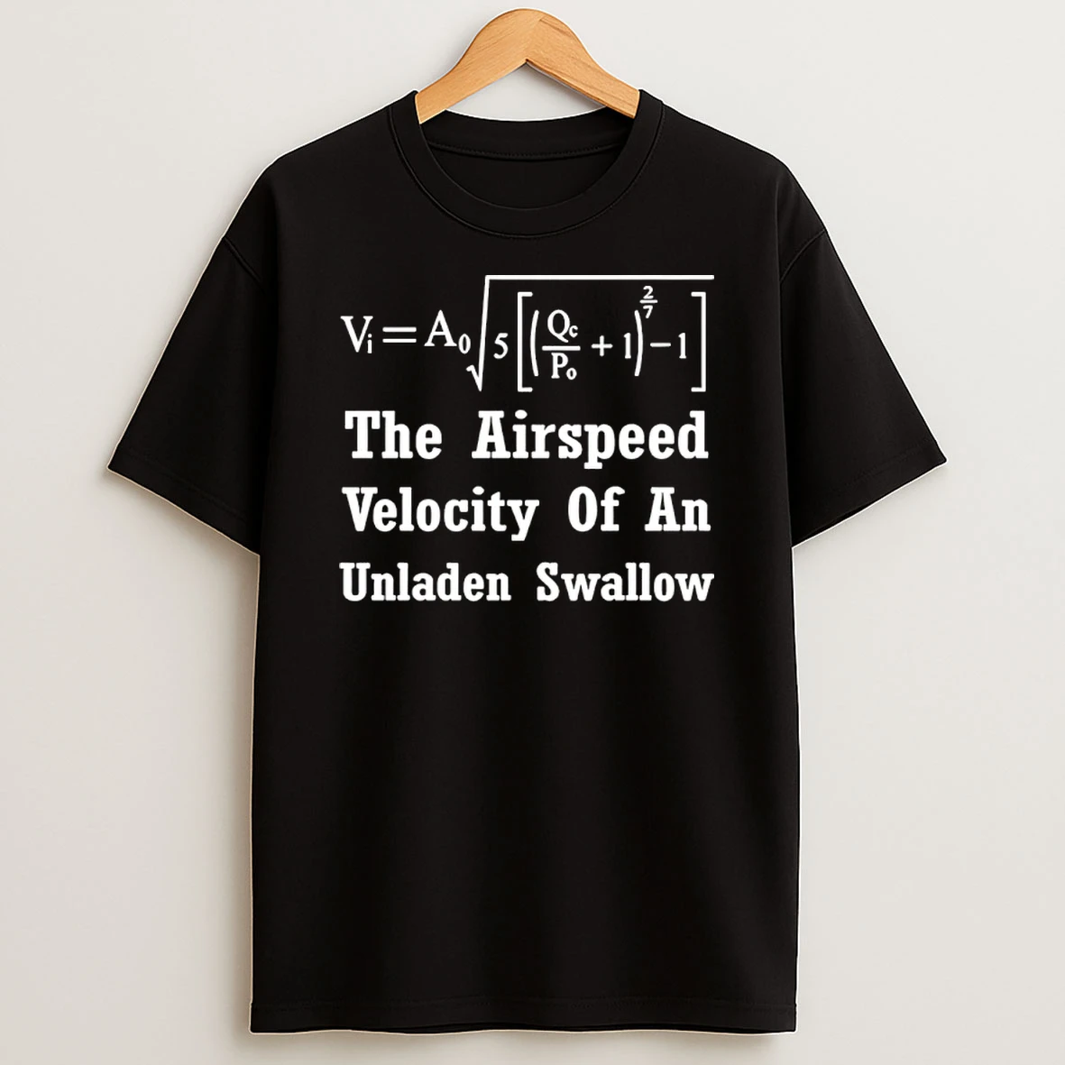 The Airspeed Velocity Of An Unladen Swallow Shirts