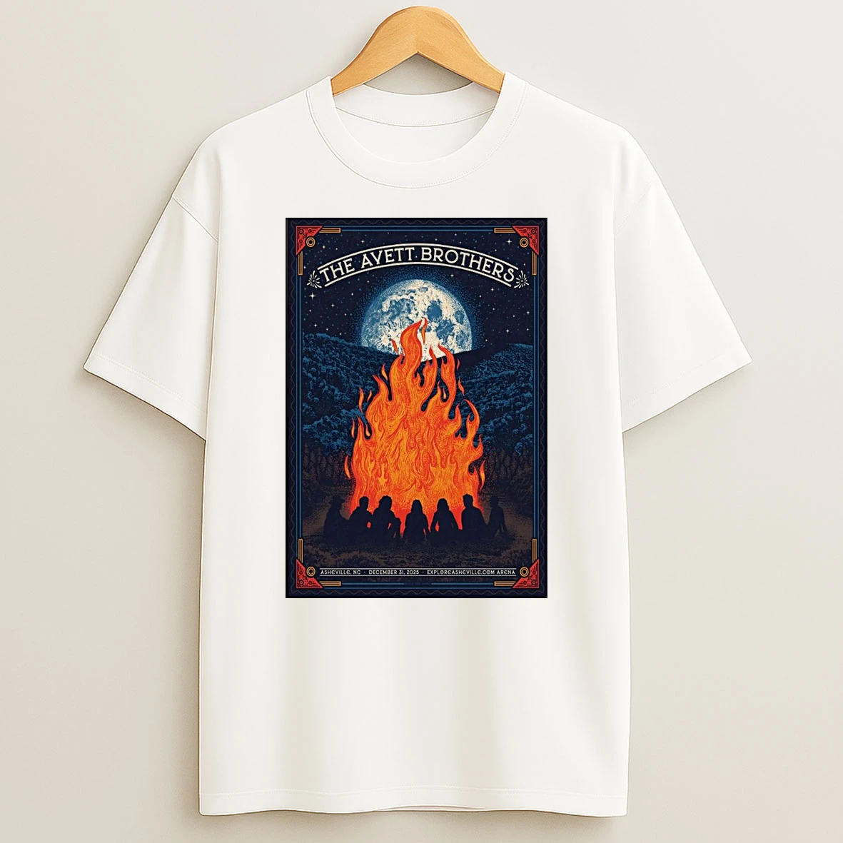 The Avett Brothers December 31 2025 Harrahs Cherokee Center Asheville Nc Shirts
