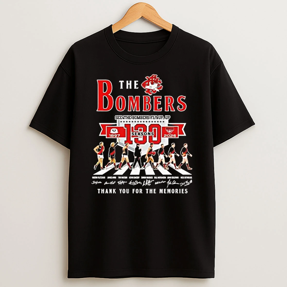 The Bombers 130 Season 1897 2026 See The Bombers Fly Up Shirts