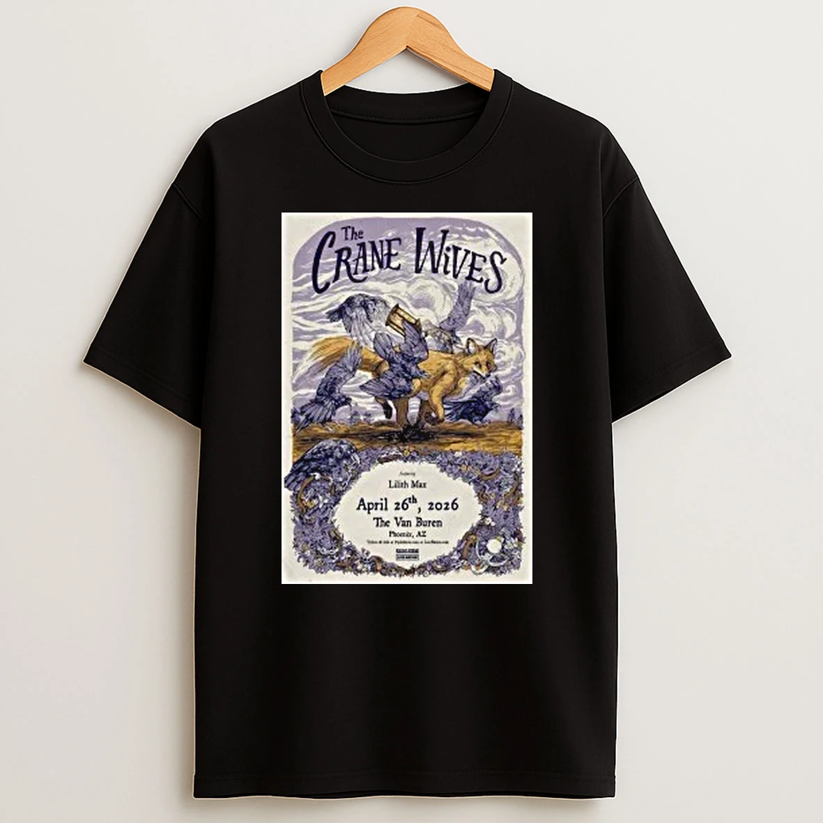 The Crane Wives April 26 2026 The Van Buren Phoenix Az Shirts