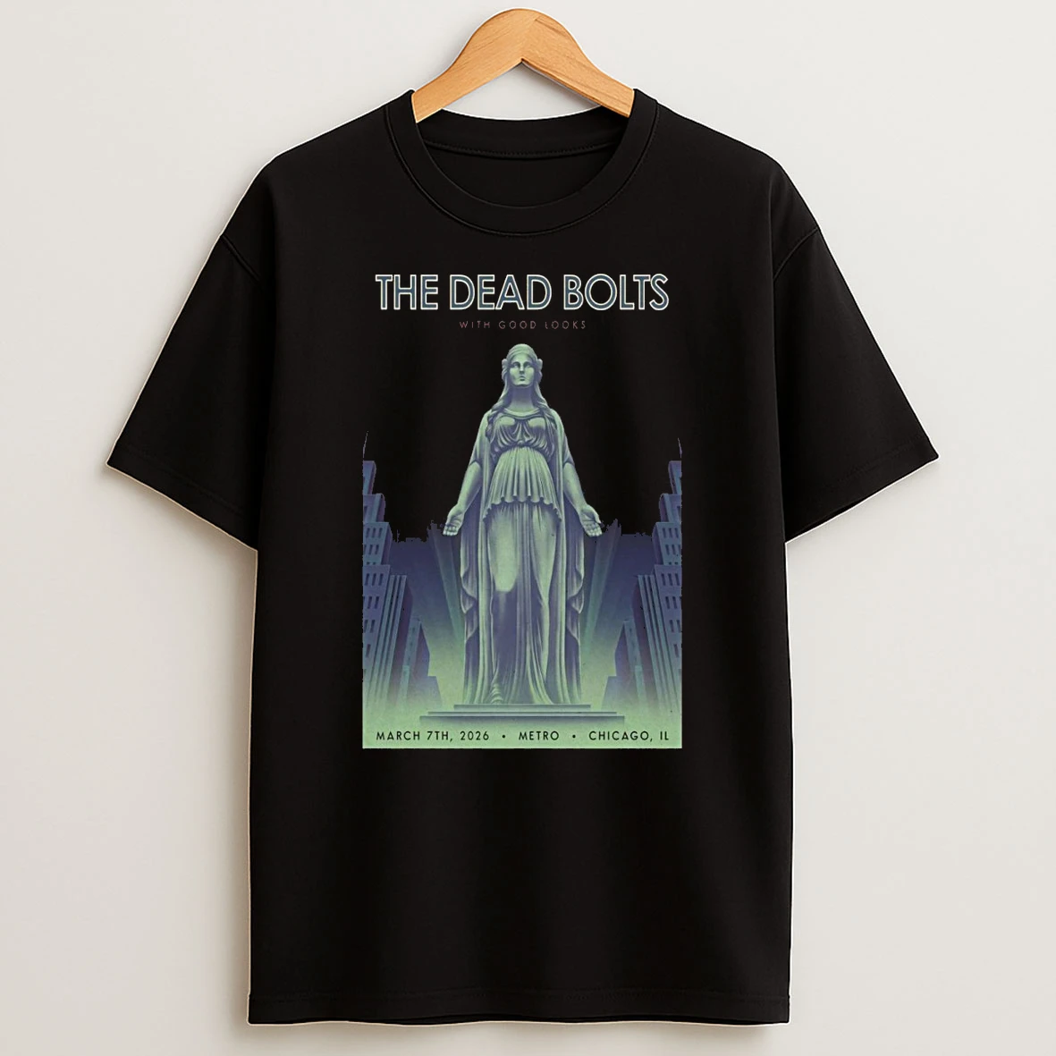 The Dead Bolts Concert Chicago Metro Mar 07 2026 Tour Shirts