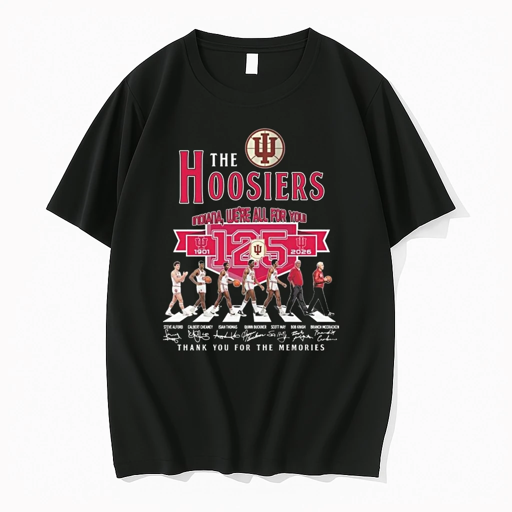 The Hoosiers Indiana Were All For You 125th Anniversary 1901 2026 Abbey Road Signatures Thank You For The Memories Shirts
