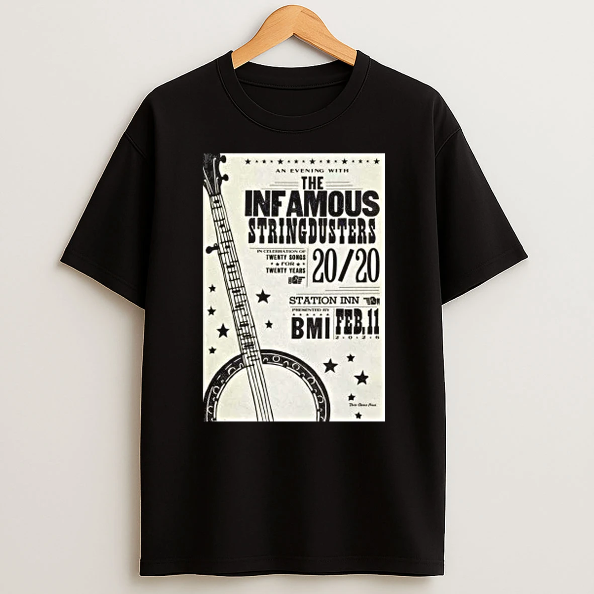 The Infamous Stringdusters February 11 2026 In Nashville Tn Tour Shirts