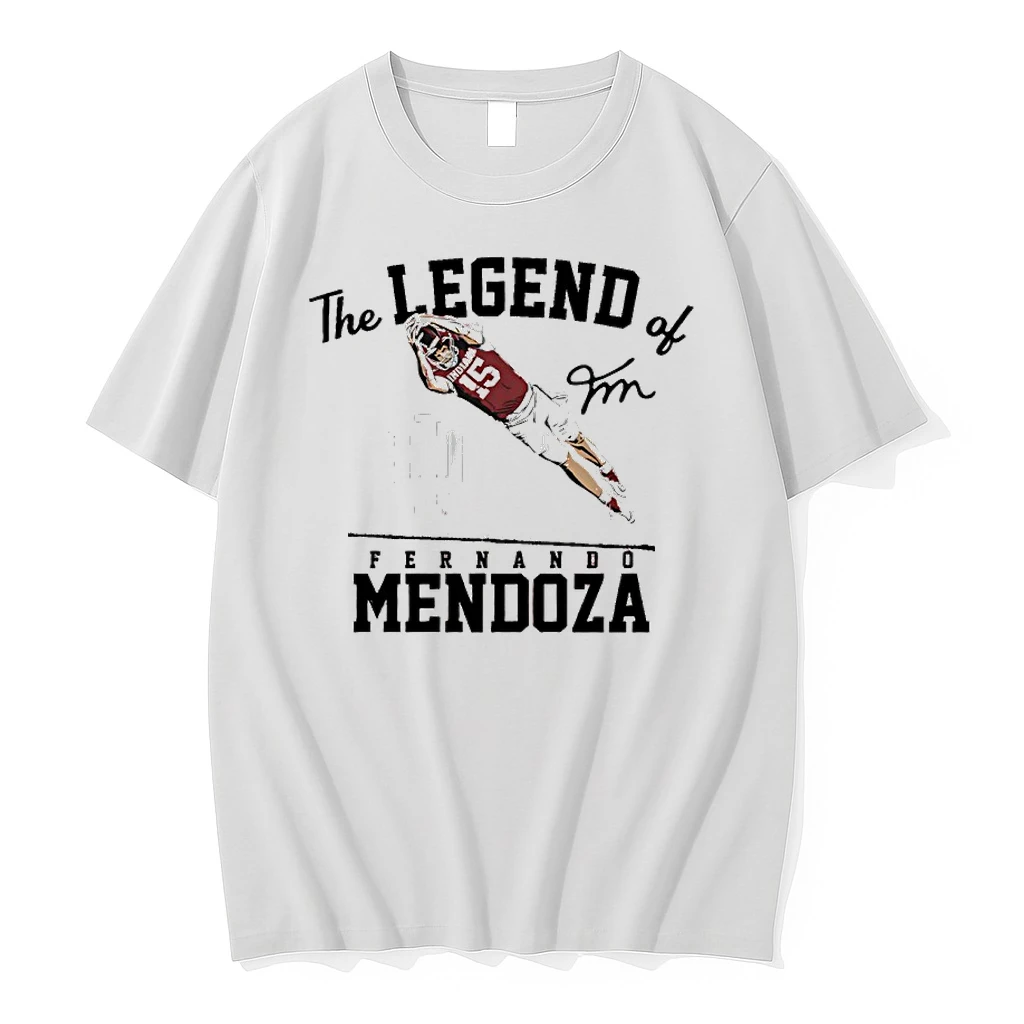 The Legend Of Fernando Mendoza Player Indiana Football Signature Shirts