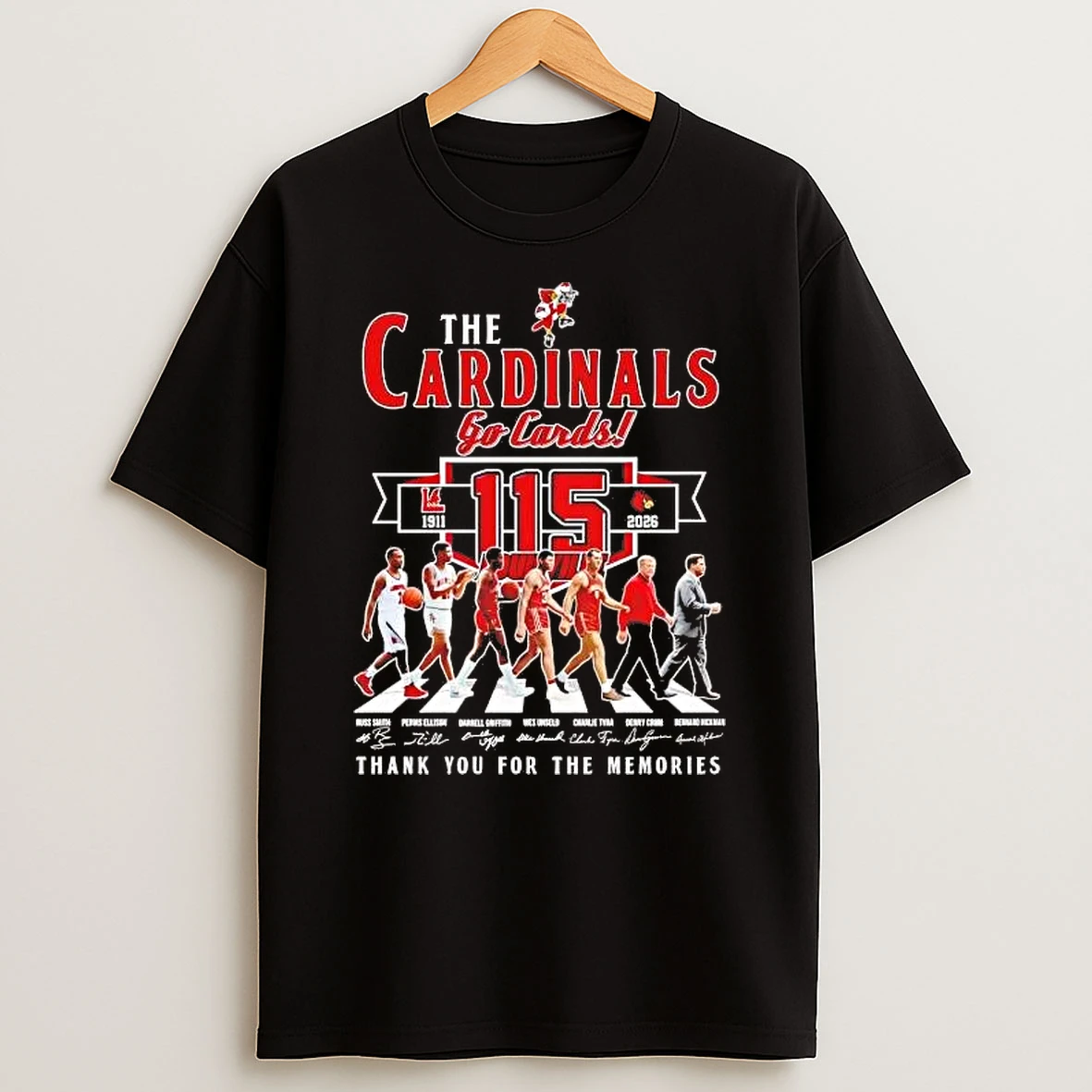 The Louisville Cardinals 115th Anniversary 1911 2026 Team Players Abbey Road Shirts