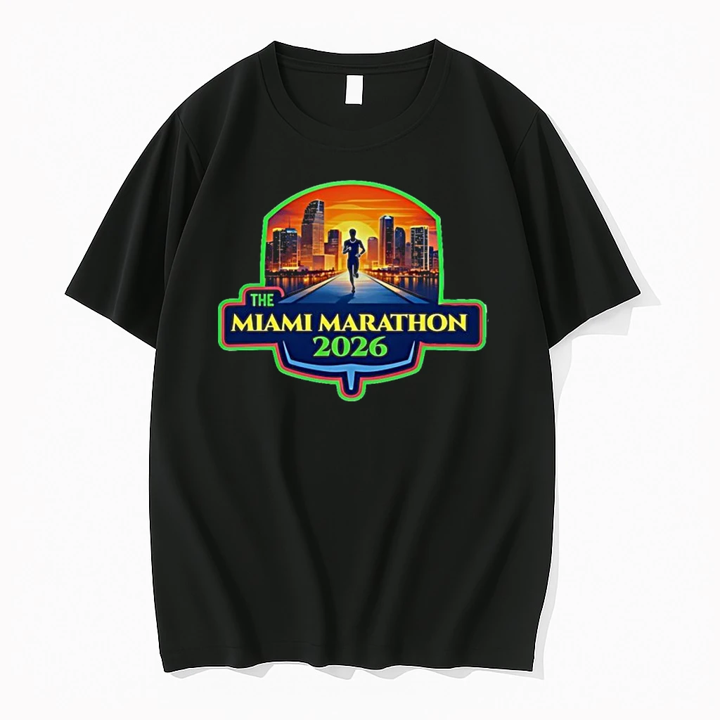 The Miami Marathon 2026 Logo Shirts