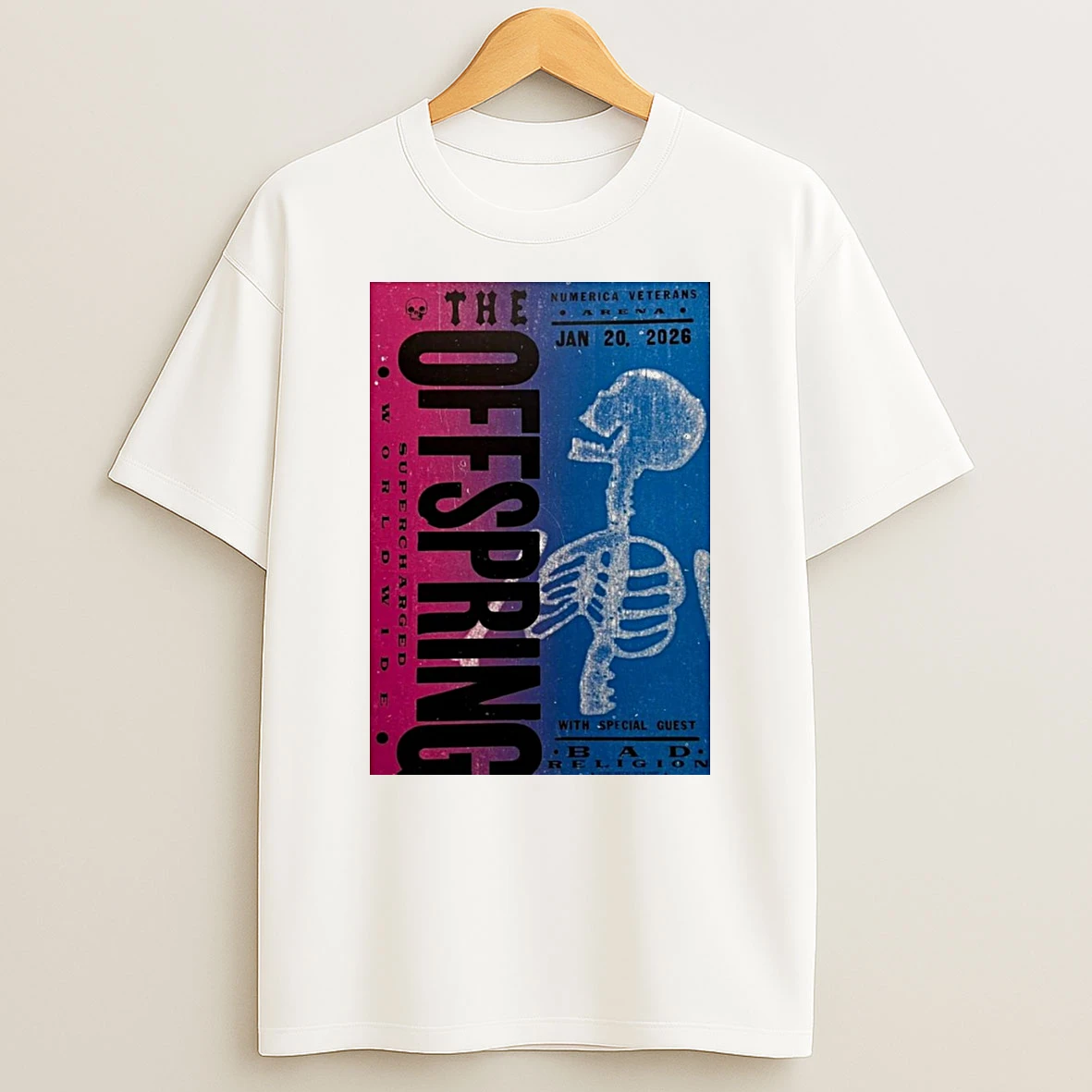The Offspring Jan 20 2026 Arena Shirts