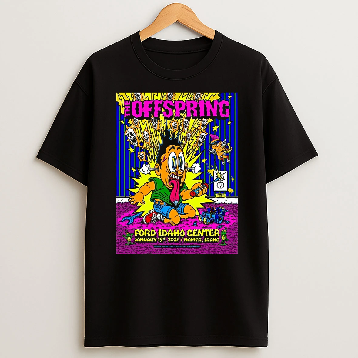 The Offspring January 19 2026 Ford Idaho Center Nampa Id Tour Shirts
