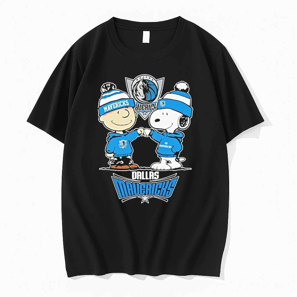 The Peanuts Fist Bump Dallas Mavericks Shirts