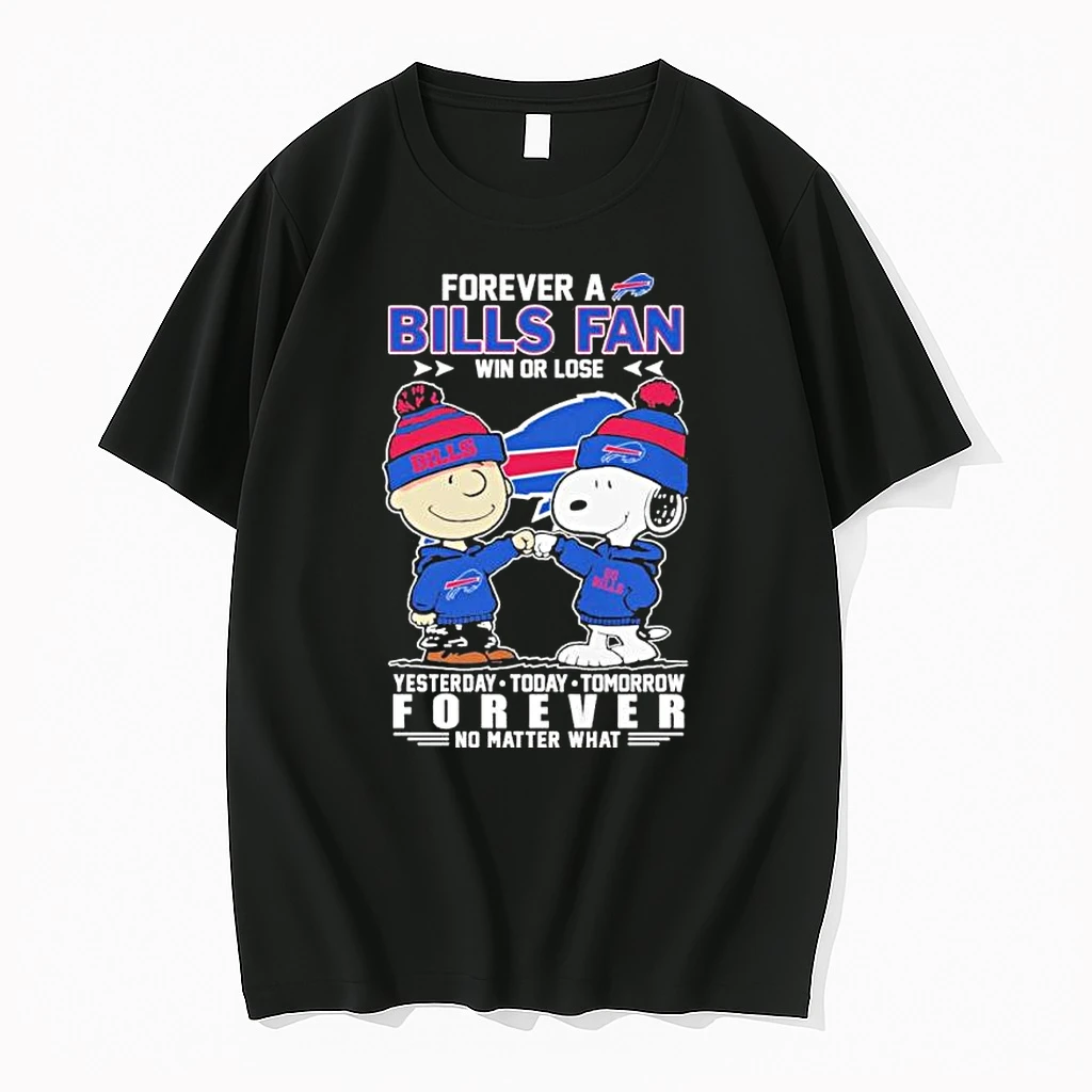 The Peanuts Fist Bump Forever A Buffalo Bills Fan Win Or Lose Shirts