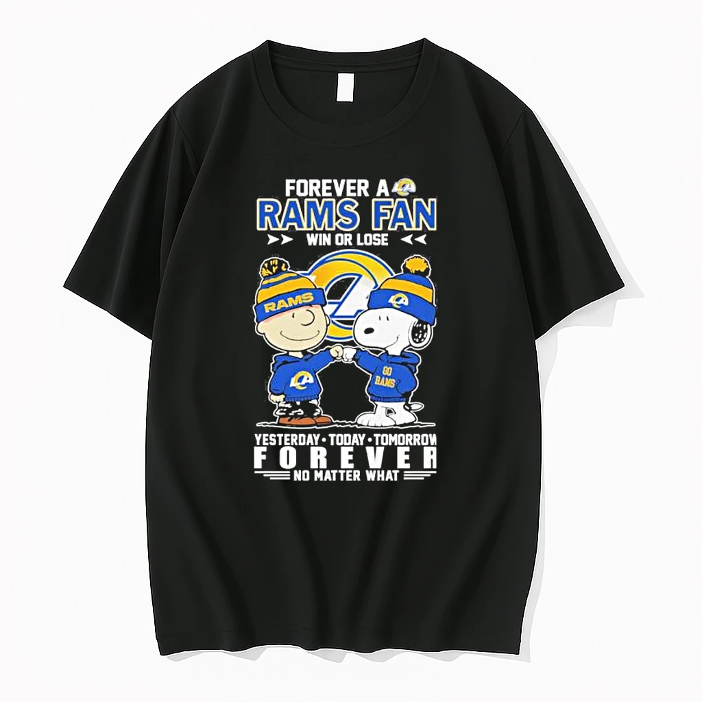 The Peanuts Fist Bump Forever A Los Angeles Rams Fan Win Or Lose Shirts