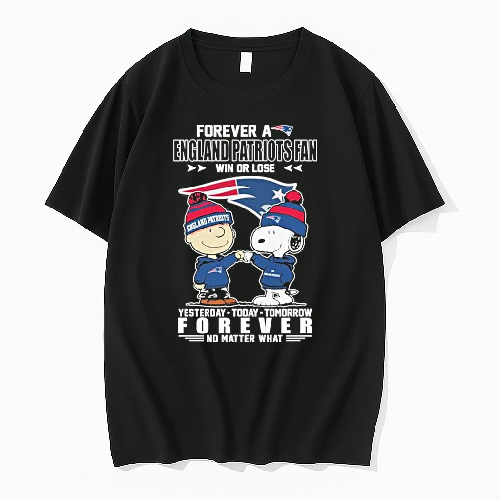 The Peanuts Fist Bump Forever A New England Patriots Fan Win Or Lose Shirts