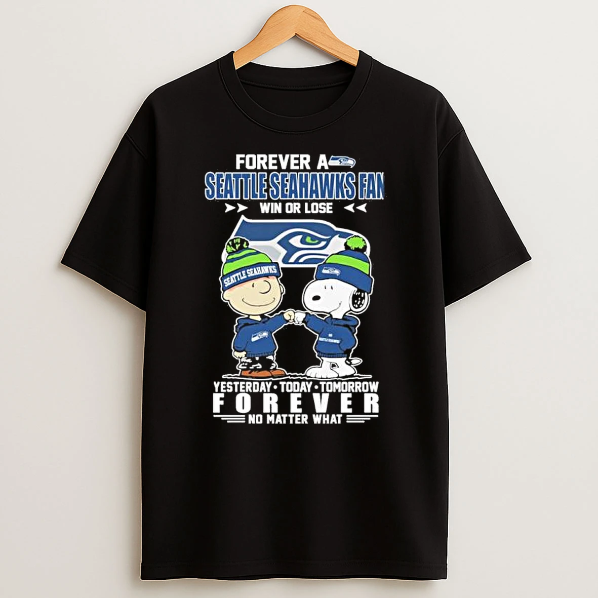 The Peanuts Fist Bump Forever A Seattle Seahawks Fan Win Or Lose Shirts