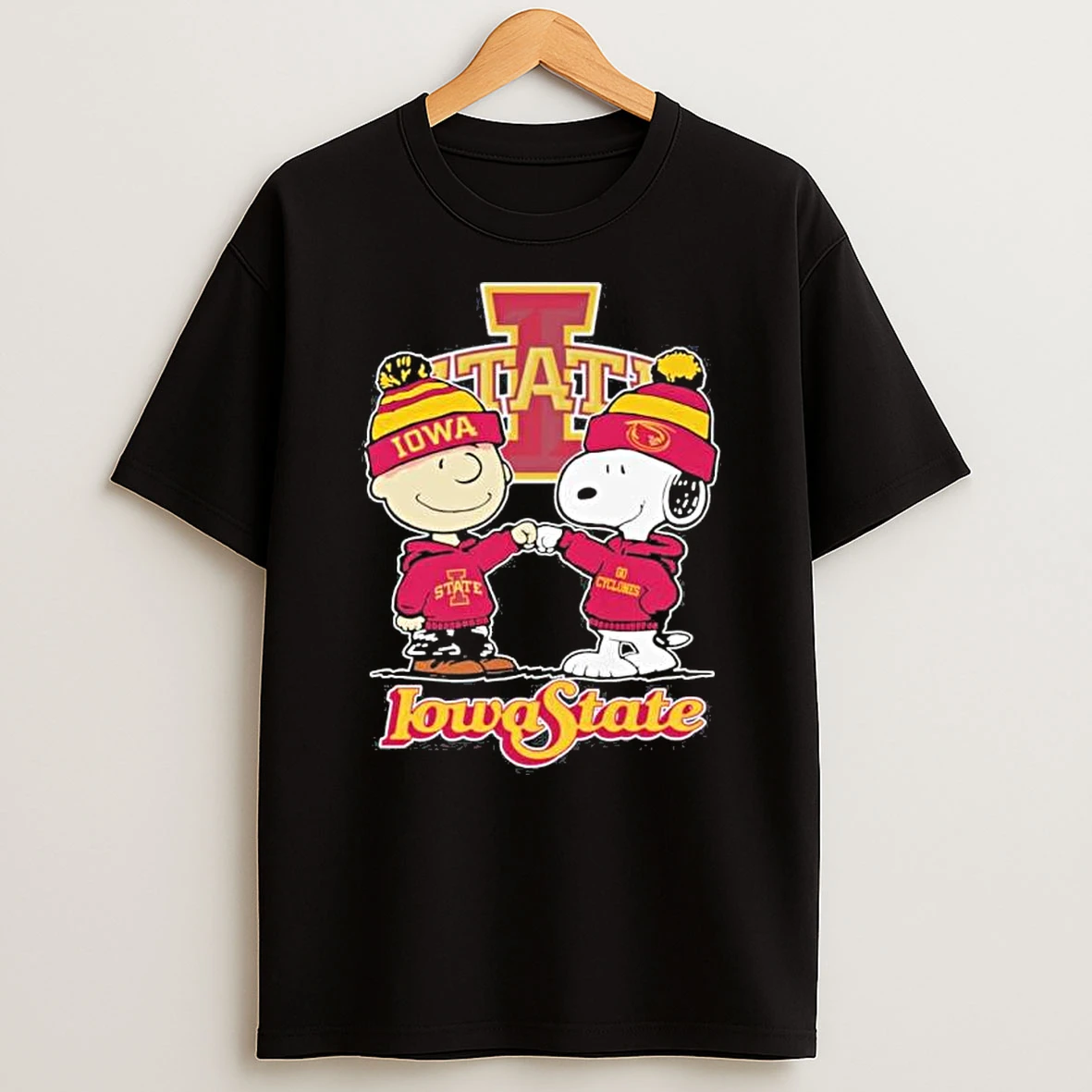 The Peanuts Fist Bump Iowa State Basketball Shirts