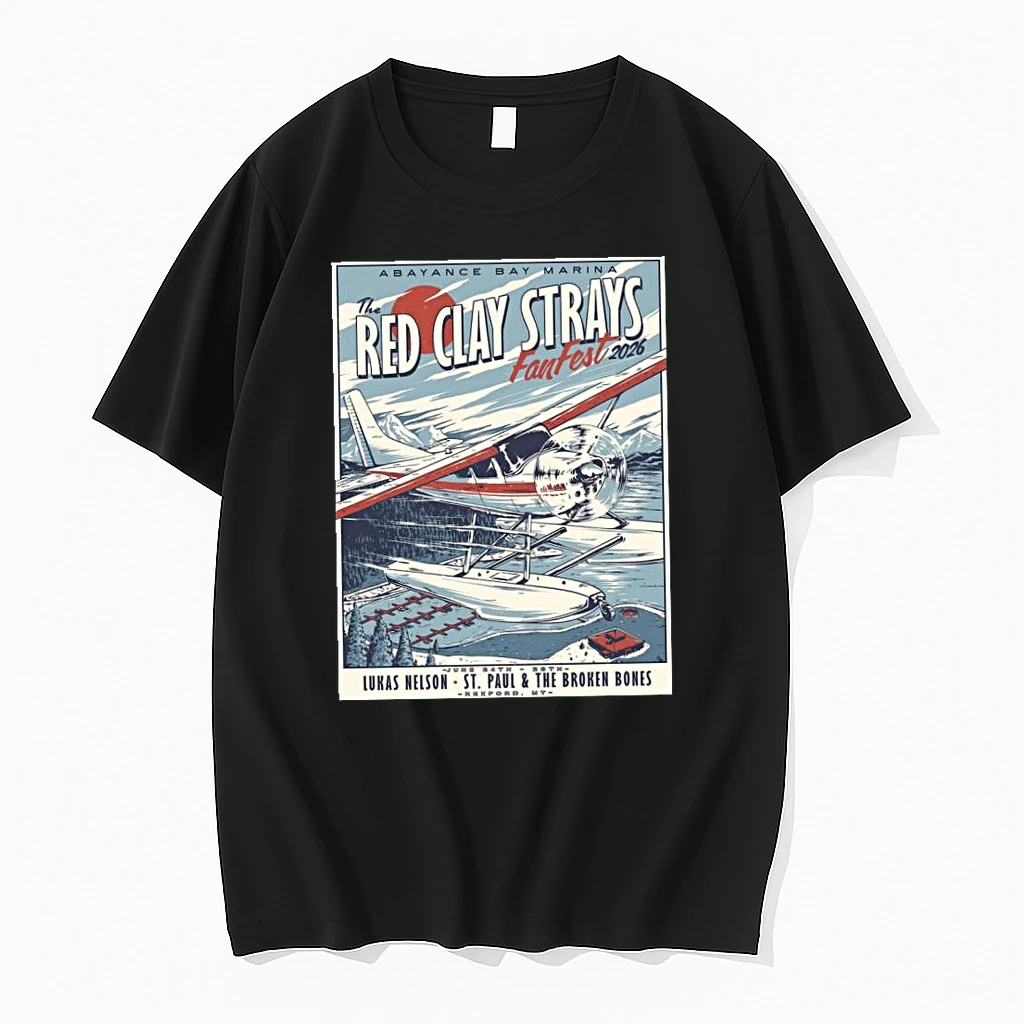 The Red Clay Strays Fan Fest 2026 Gig For Show In Rexford Montana At Abayance Bay Marina From June 24 To 28 2026 Shirts