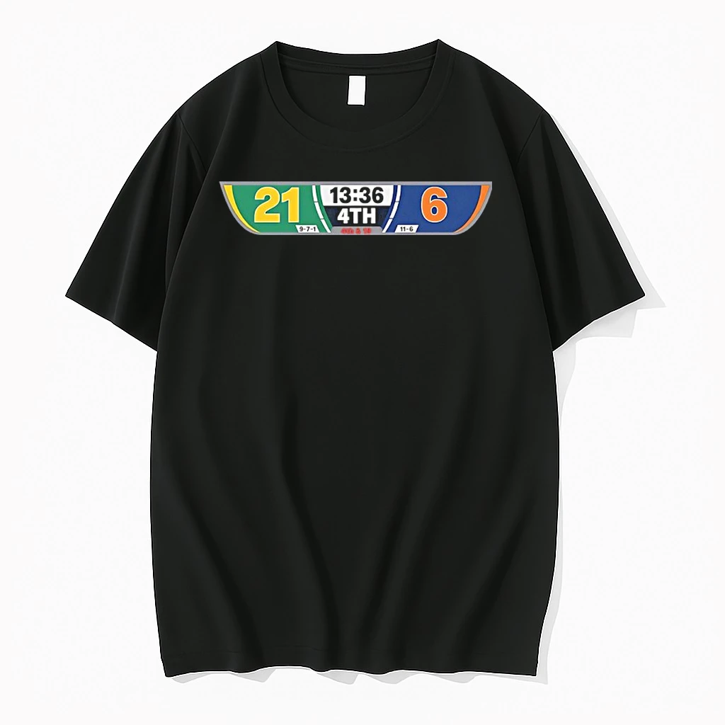 The Scoreboard Packers 21 6 Bears 4th 19 Nfc Wild Card 2026 Shirts