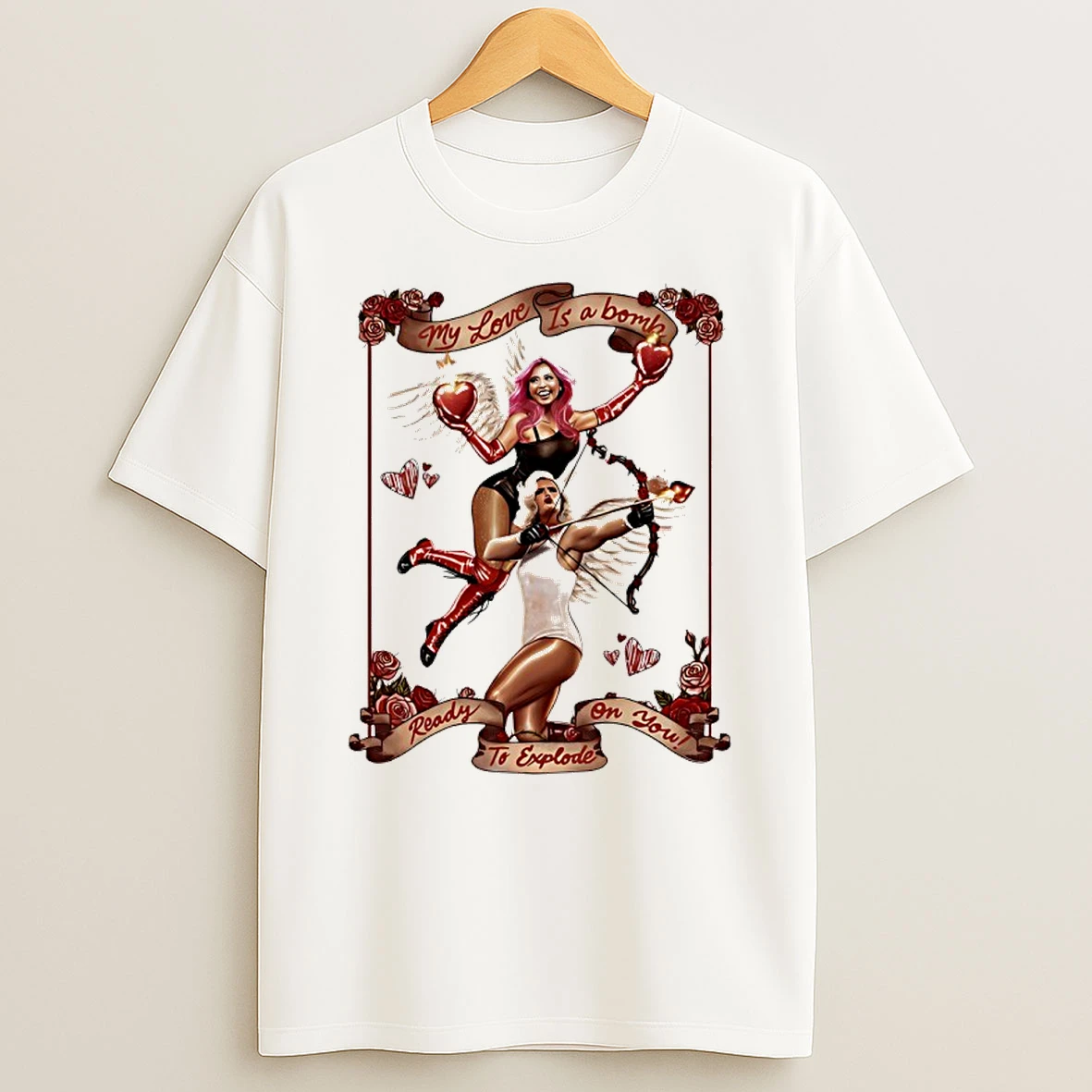 The Timeless Love Bombs My Loves Is A Bomb Ready To Explode On You Valentines Day 2026 Shirts