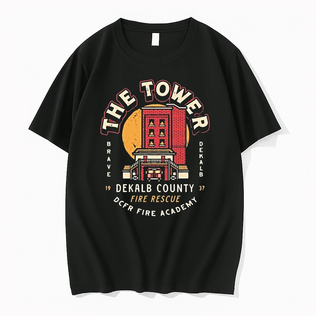 The Tower Dekalb County Fire Rescue Dcfr Fire Academy Est 1937 Shirts