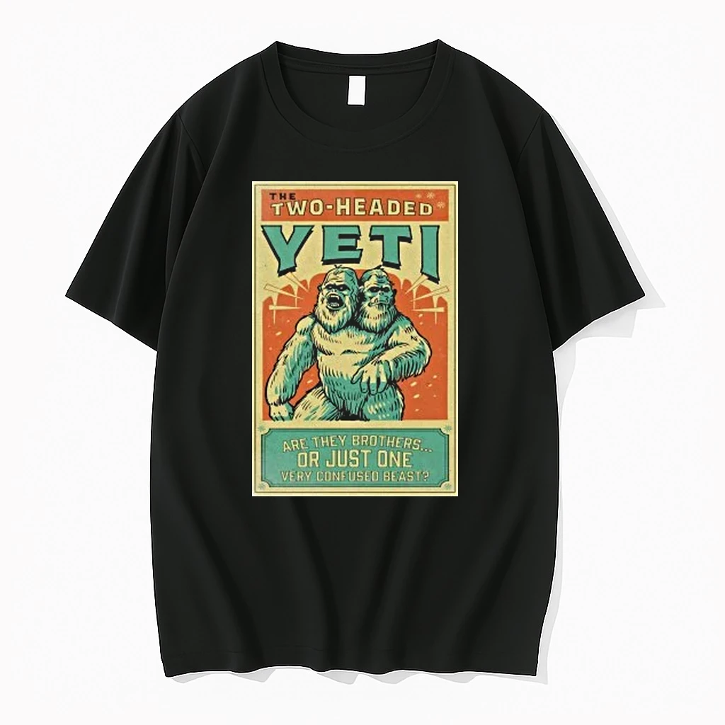The Two Headed Yeti Are The Brothers Or Just One Shirts