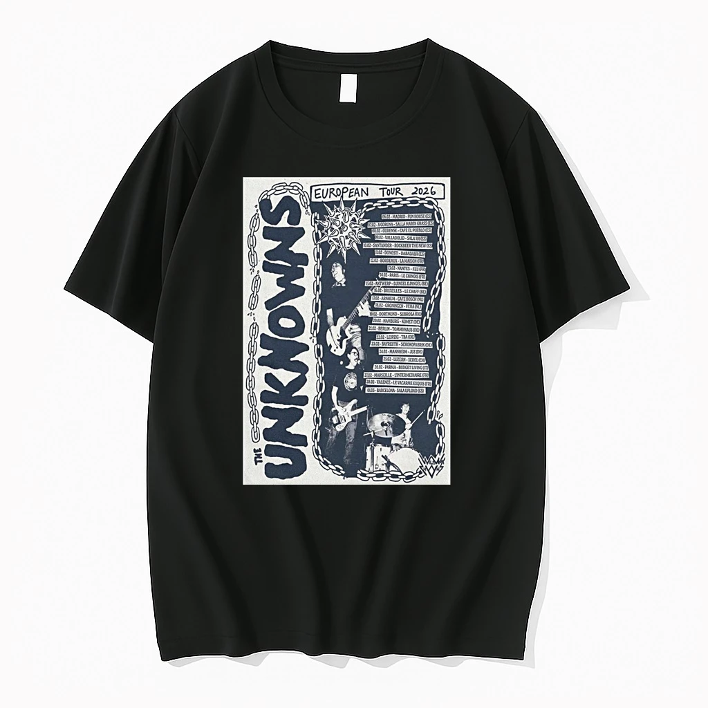 The Unknowns European Tour 2026 February 06 March 01 Shirts
