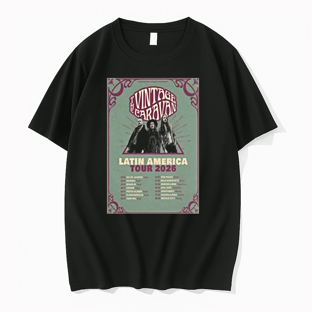 The Vintage Caravan Tour Latin America 2026 Shirts