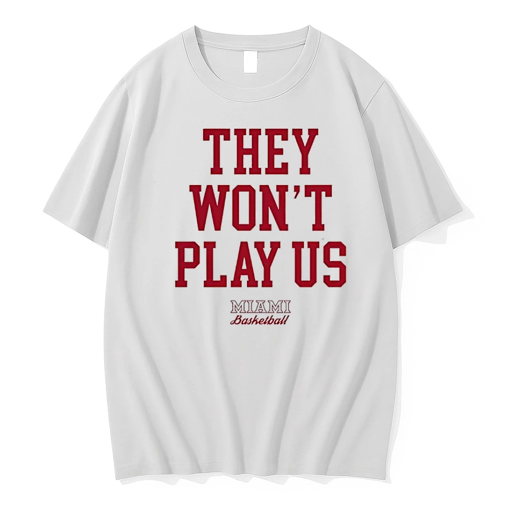 They Wont Play Us Miami Basketball Shirts