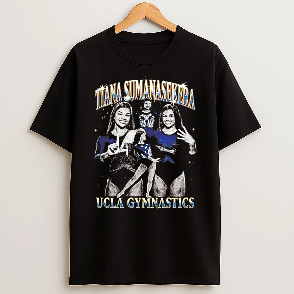 Tiana Sumanasekera Illustrated Ucla Gymnastics Picture Collage Shirts