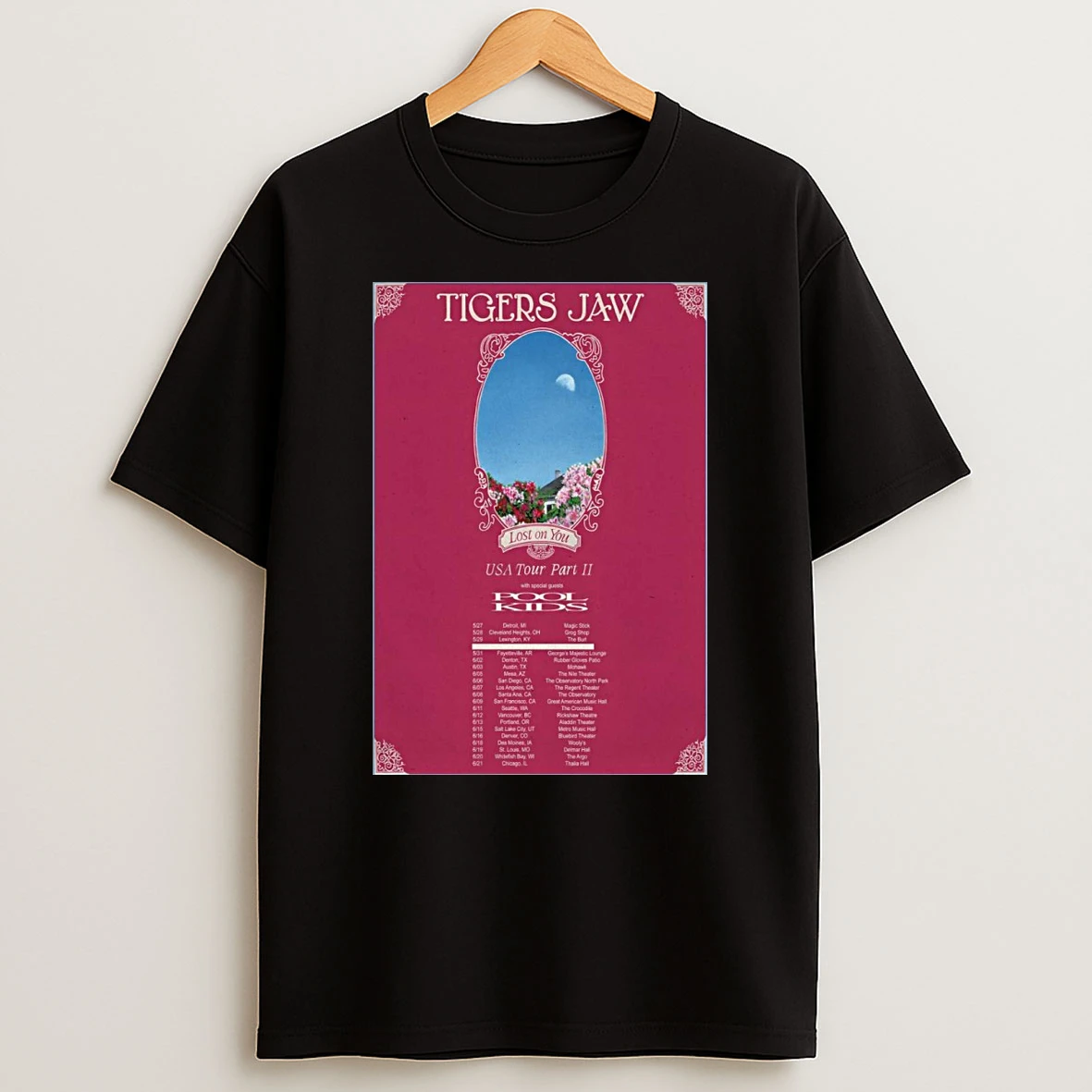 Tigers Jaw With Pool Kids Usa Tour 2026 Shirts