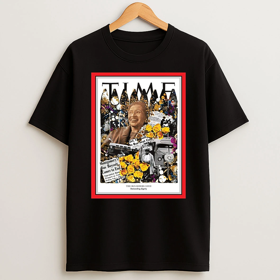 Time Magazine The Bus Riders 1955 100 Women Of The Year Demanding Dignity Shirts