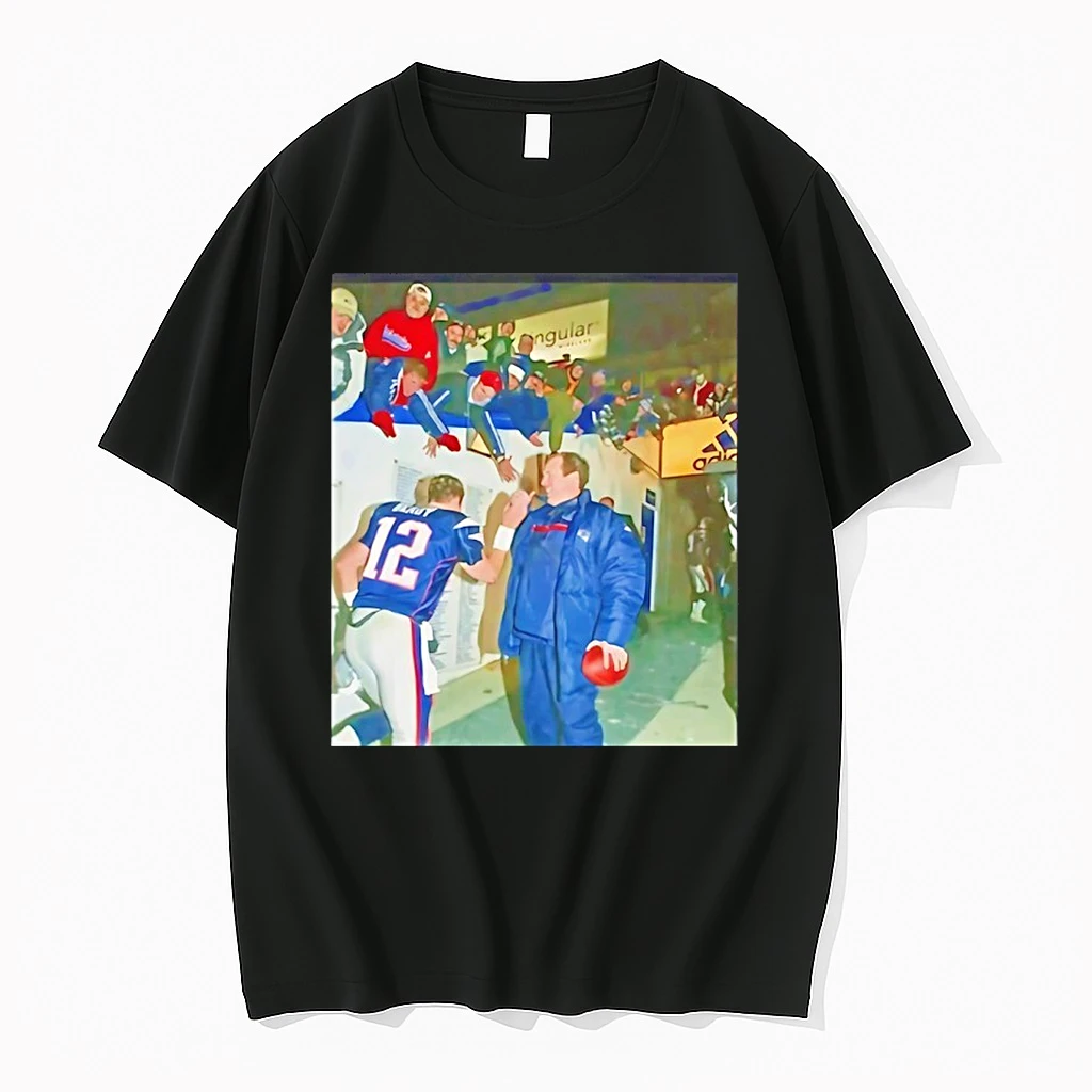 Tom Brady And Bill Belichick 2001 Photo Shirts