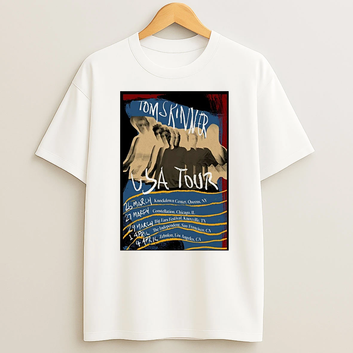 Tom Skinner Tour America 2026 26 March Knockdown Center Queens Ny Shirts