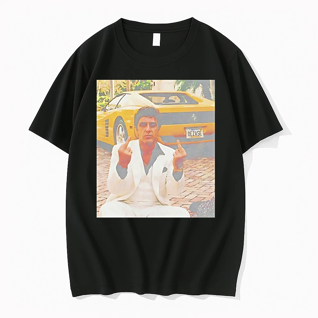 Tony Montana Scarface Middle Finger Vintage Shirts