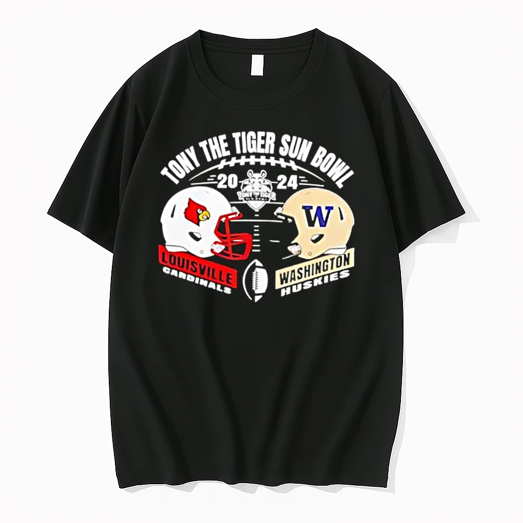 Tony The Tiger Sun Bowl 2024 Louisville Vs Washington Head To Head Shirts