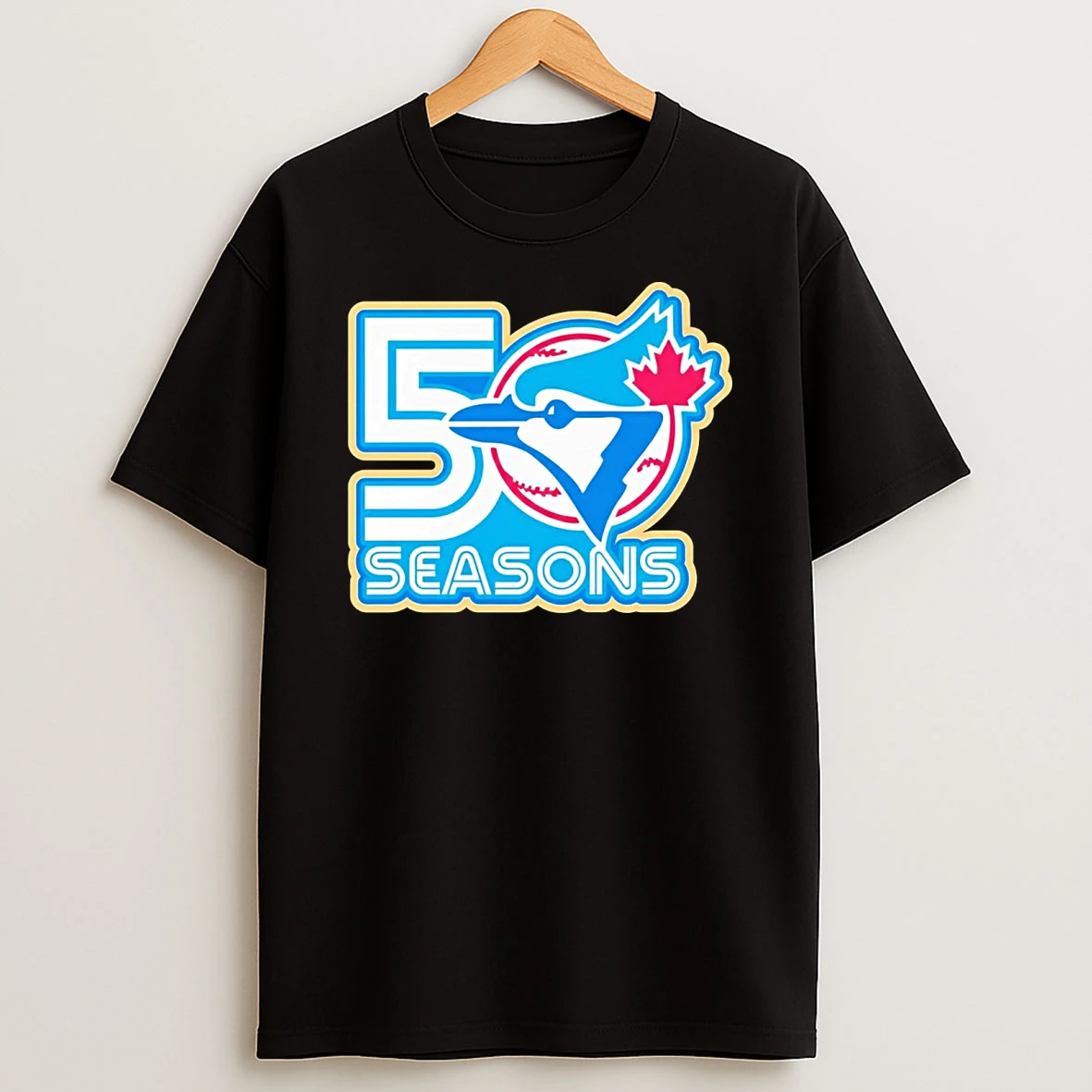 Toronto Blue Jays 50th Season Logo Shirts