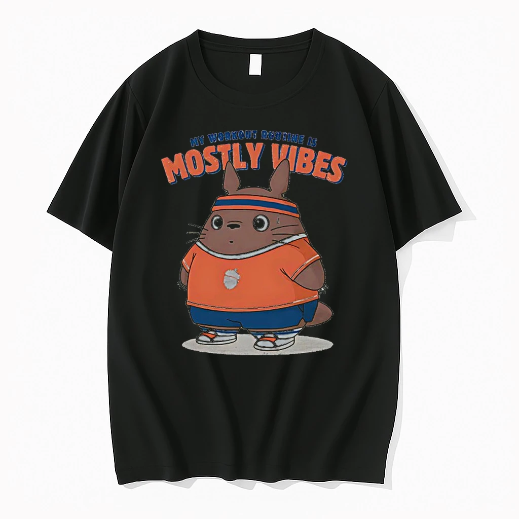 Totoro My Workout Routine Is Mostly Vibes Shirts