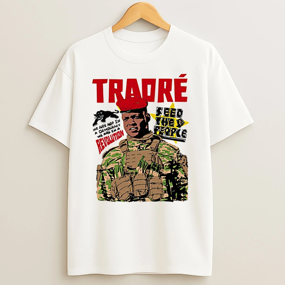 Traore Feed The People Art Shirts