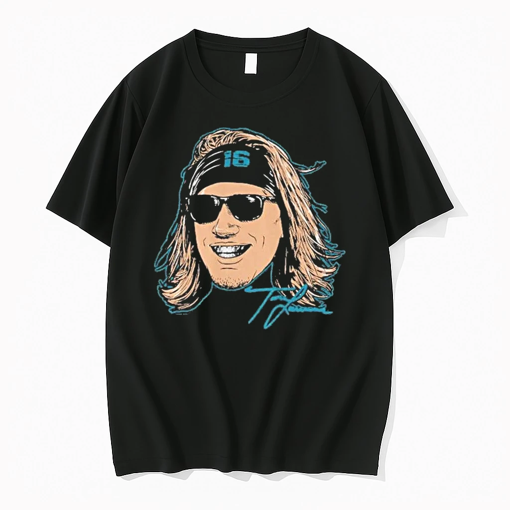 Trevor Lawrence Grill Swag Head Signature Jacksonville Jaguars Shirts