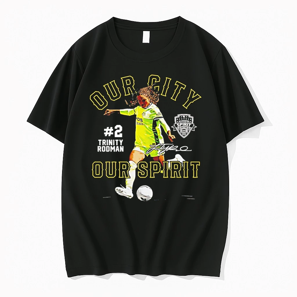 Trinity Rodman Washington Spirit Our City Our Spirit Shirts